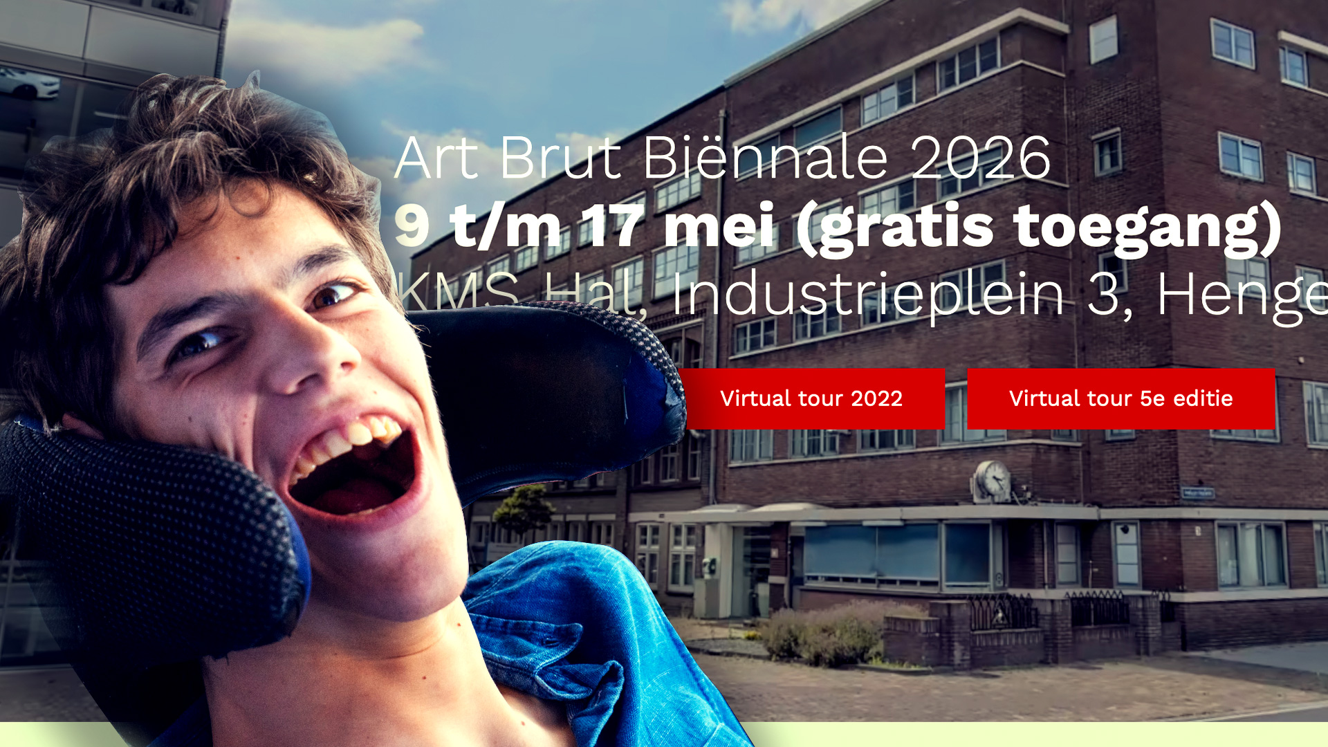 Andrei op de Art Brut Biennale